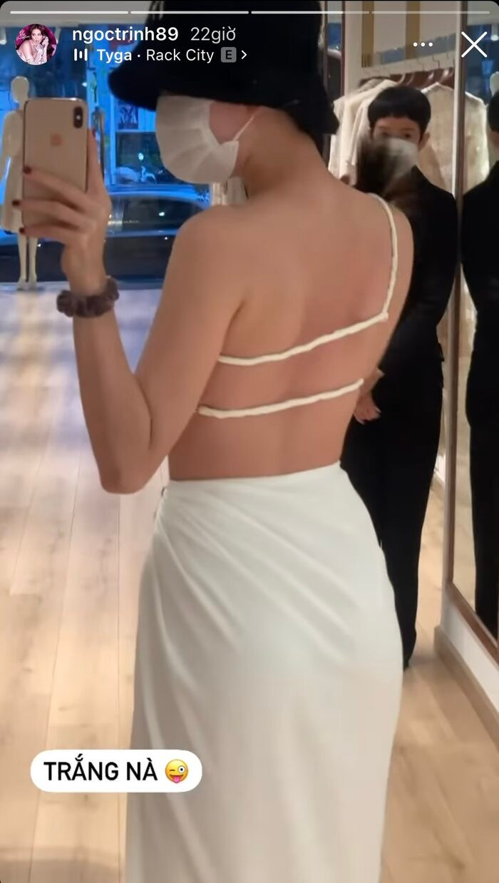 Cu len do kieu nay, Ngoc Trinh day canh gioi ho bao len 