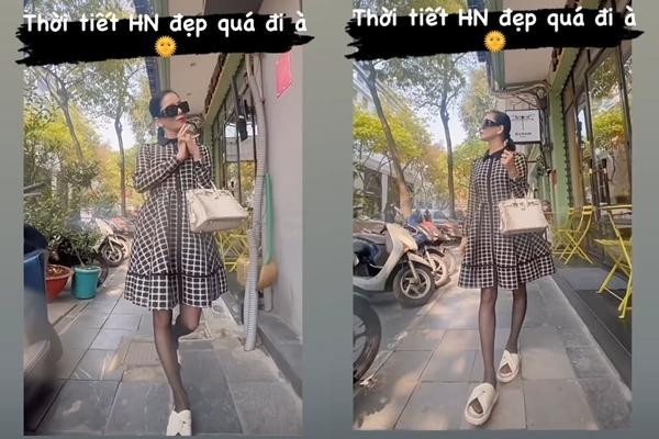 ôi chân cong lộ rõ ở nhiều chuyển động khác nhau.