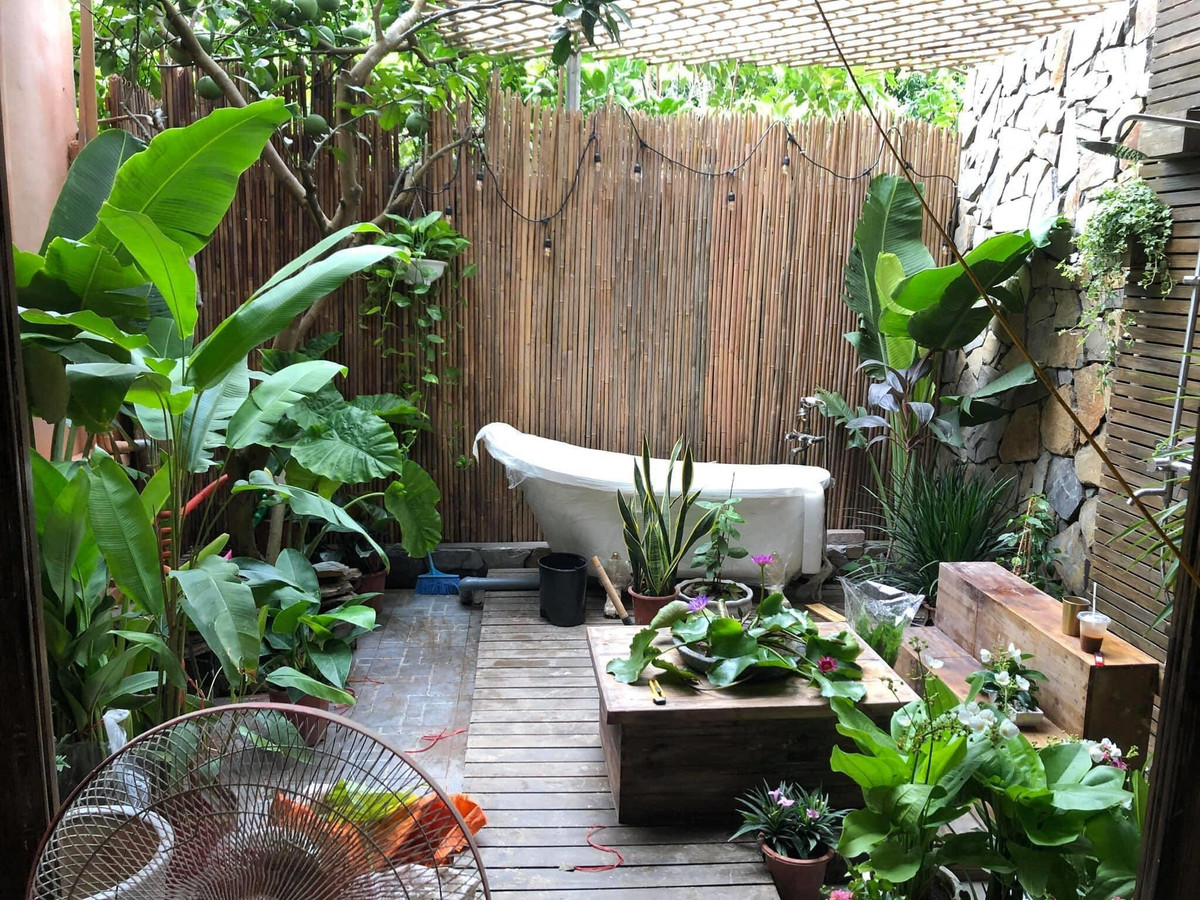 Cải tạo nhà cũ đẹp mê hồn, phòng tắm thiên nhiên cực chất ảnh 21
