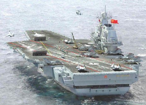 Tàu sân bay tương lai của Trung Quốc có lượng giãn nước 80.000 tấn.