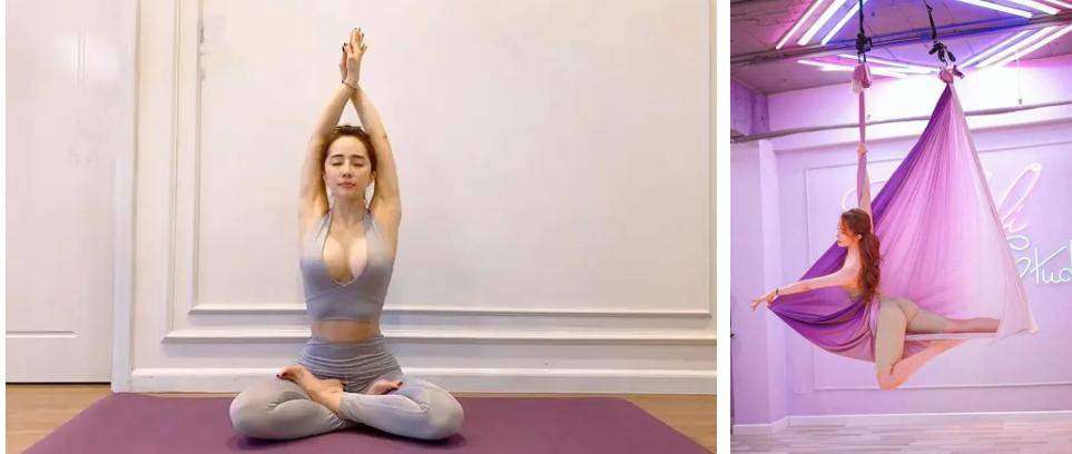 êu thích Yoga, cô phải diện những bộ cánh ôm sát để dễ bề tập luyện nhưng với những hình ảnh ''ngồn ngộn'' thế này, người xem không khỏi nghi ngờ diễn viên Quỳnh Nga muốn khoe thân quá mức.