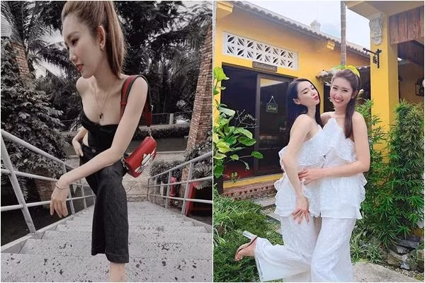 Nhìn hình ảnh mới của Thúy Ngân, nhiều người tin rằng nữ diễn viên sắp gầy ngang ngửa người chị em thân thiết Nhã Phương.