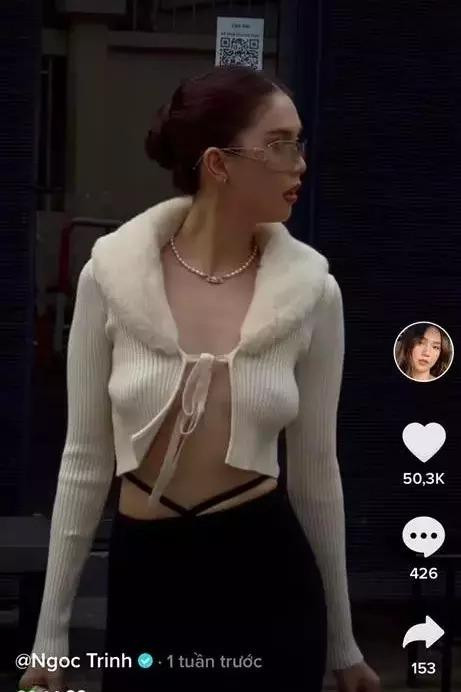 gọc Trinh chia sẻ việc cô tự hào nhất là vòng 2 và vòng 3 chứ không phải vòng 1, nhưng những khoảnh khắc thân hình "phồng xẹp" thất thường của cô cũng khiến khán giả nghi ngại.