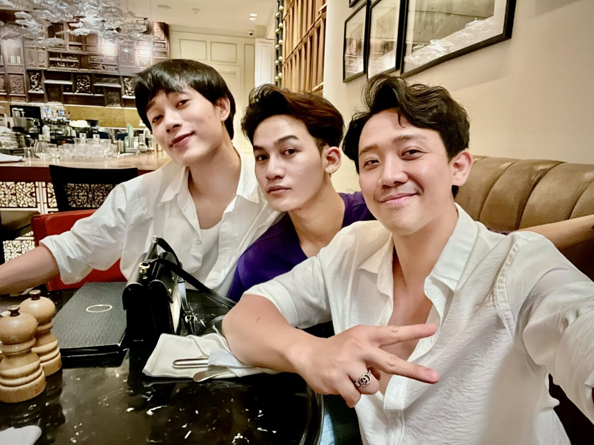 Trấn Thành, Trúc Nhân hội ngộ mừng sinh nhật Ali Hoàng Dương.