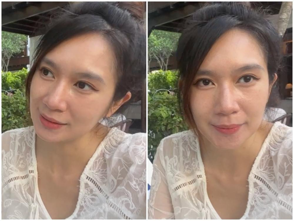 Đang đi du lịch nghỉ dưỡng cùng gia đình, Minh Hà livestream với gương mặt gần như mộc hoàn toàn nhưng lại sần sùi, kém mịn màng. Netizen có phần hơi sốc vì hình ảnh Minh Hà đăng tải lên trang cá nhân từ trước đến nay đều với làn da không tì vết.