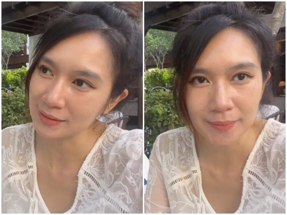 Đang đi du lịch nghỉ dưỡng cùng gia đình, Minh Hà livestream với gương mặt gần như mộc hoàn toàn nhưng lại sần sùi, kém mịn màng. Netizen có phần hơi sốc vì hình ảnh Minh Hà đăng tải lên trang cá nhân từ trước đến nay đều với làn da không tì vết.