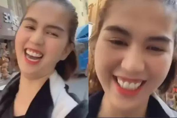 ụ cười không phải thế mạnh nhan sắc của cô.