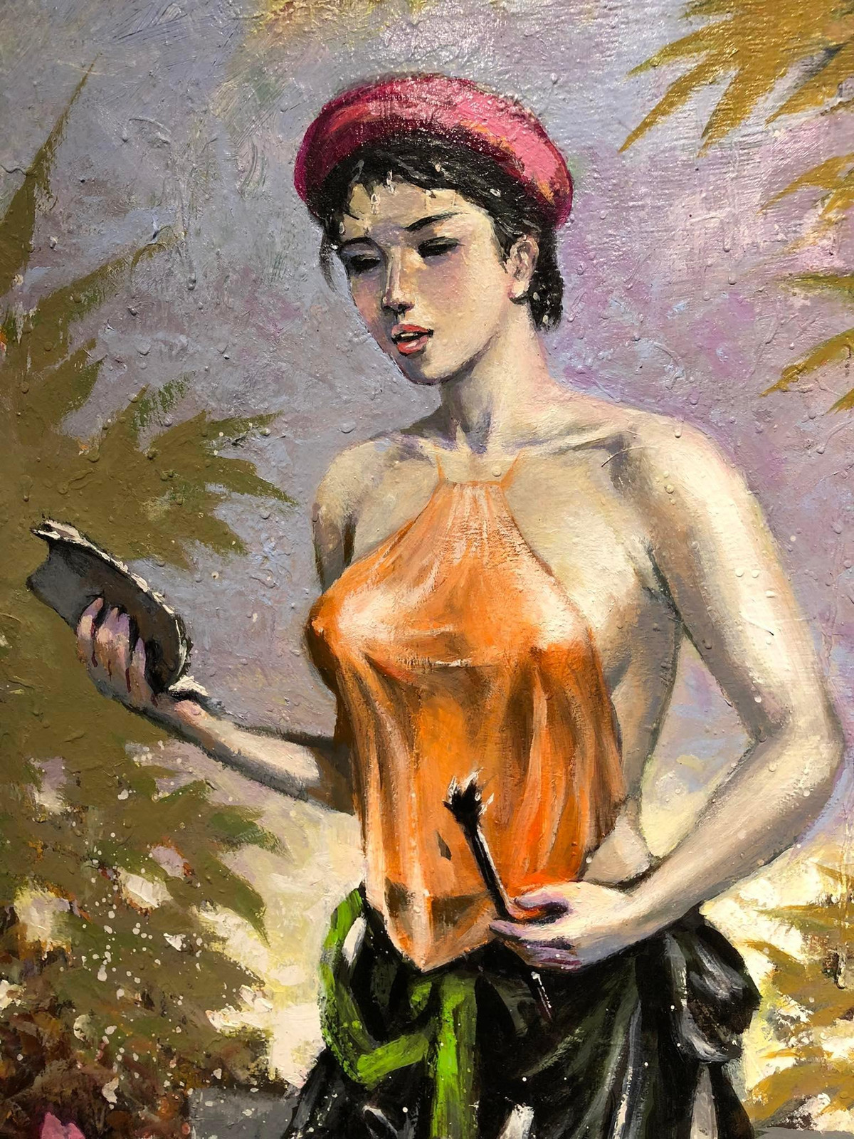 Go tranh ve Ho Xuan Huong bi danh gia 