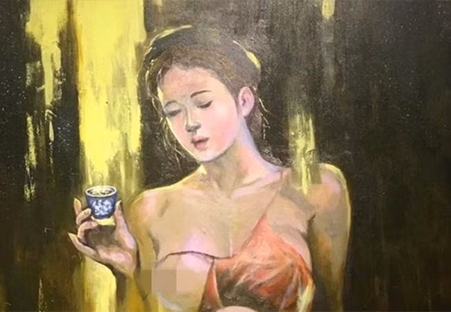 Go tranh ve Ho Xuan Huong bi danh gia 