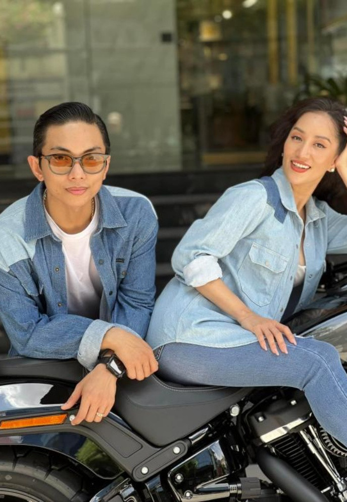 Phan Hiển tình tứ bên bà xã Khánh Thi trước lễ cưới Phan Hien tinh tu ben ba xa Khanh Thi truoc le cuoi