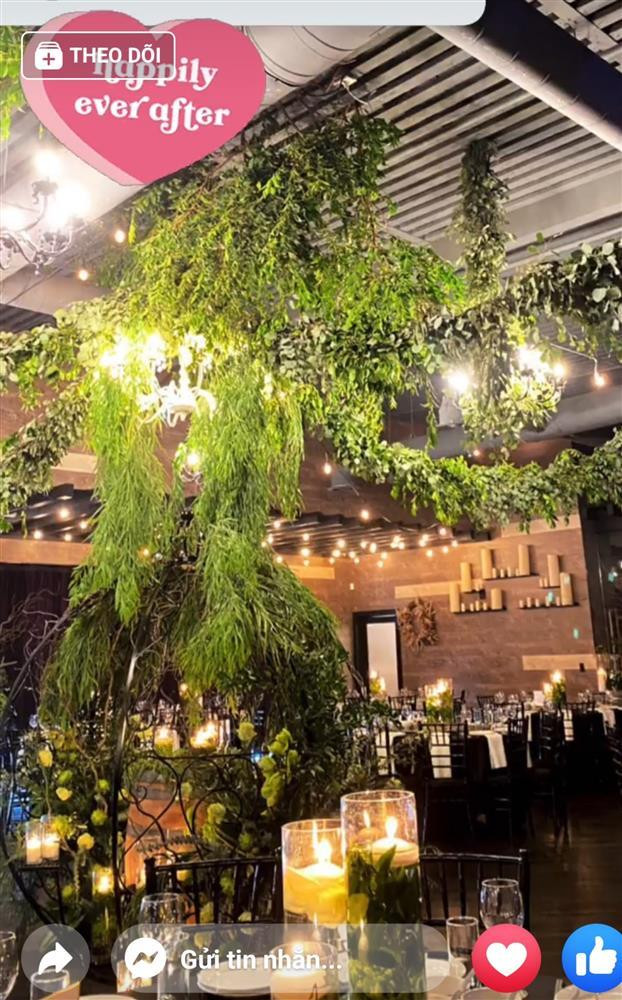 hông gian tiệc cưới như cổ tích của Thanh Hà - Phương Uyên.