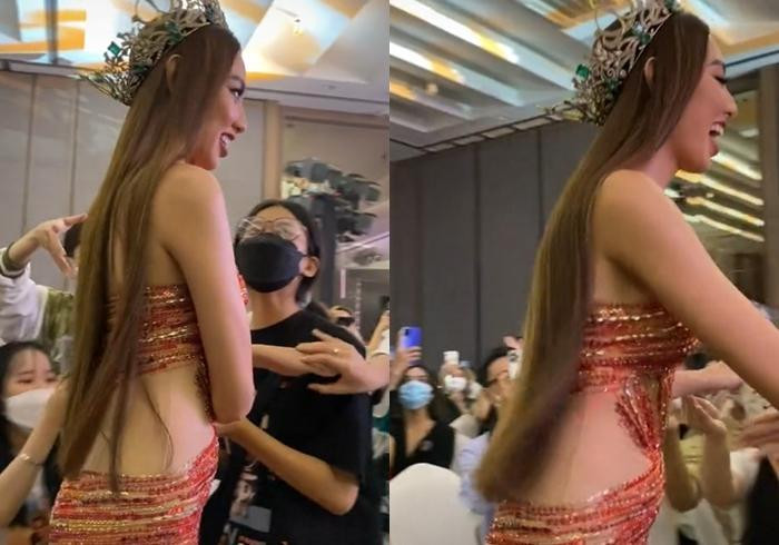 ếu cứ tiếp tục để vòng 2 tăng size thì đến ngày trao vương miện cho tân Hoa hậu Hòa bình 2022, Thùy Tiên sẽ không còn eo nữa mất.