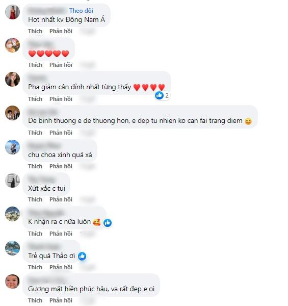 ầu hết đều dành những lời khen có cánh cho chân dài gốc Cà Mau tuy cũng có ý kiến vẫn cho rằng cô không trang điểm là đẹp nhất.