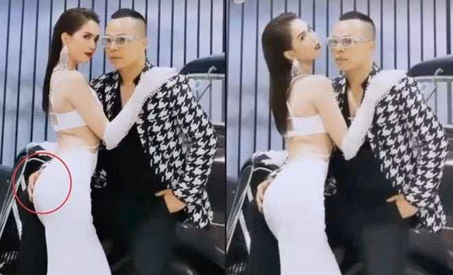 Ngọc Trinh và ông bầu Vũ Khắc Tiệp từng có khoảng thời gian vướng tin đồn yêu nhau. Giữa cả hai dường như không hề có khoảng cách.