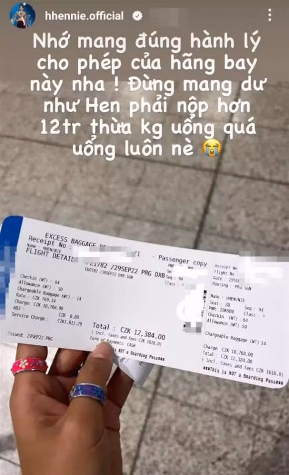 H’Hen Nie gap su co tai san bay, phai nop phat 12 trieu