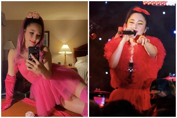 hông chỉ ăn mặc chưa phù hợp, cách kết hợp phụ kiện có phần quê kiểng và lối makeup đậm chát chúa của cô cũng khiến bao người thở dài ngán ngẩm.