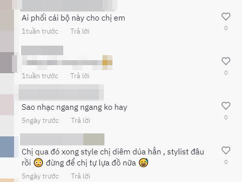 ưới đoạn clip, rất nhiều bình luận chê bai phong cách của Hương Tràm. Dẫu biết đây có thể là hình ảnh để phù hợp với concept tone hồng, nhưng xét về tổng thể trông Hương Tràm khá sến sẩm.