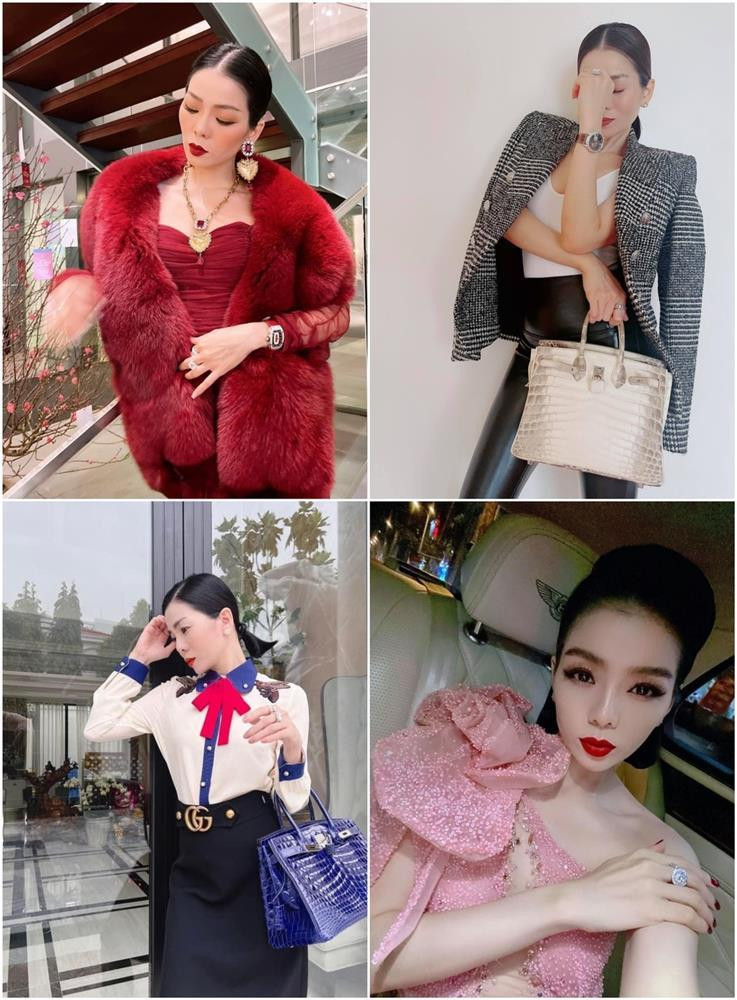 hững bức ảnh "sặc mùi tiền" của ca sĩ Lệ Quyên.
