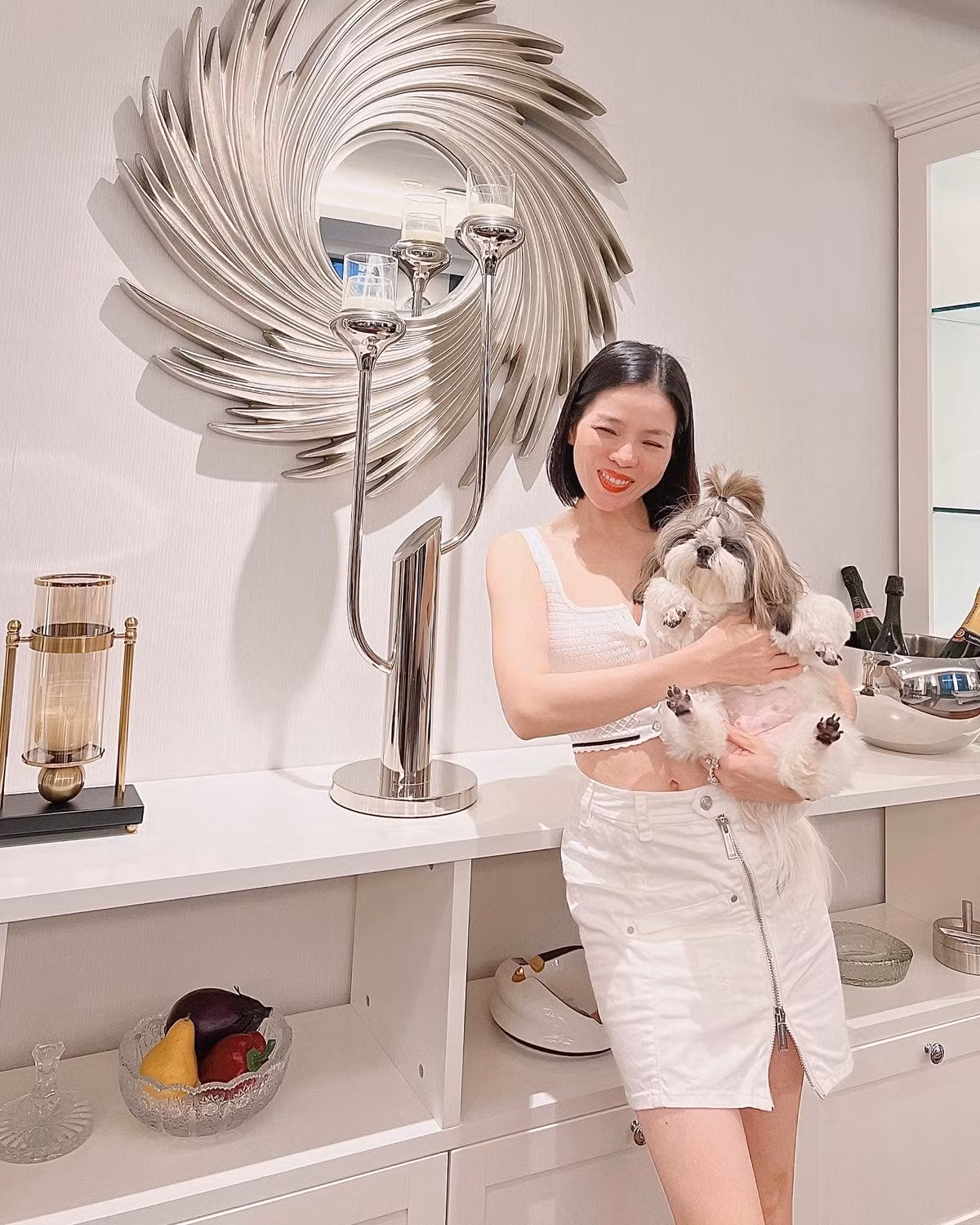 Hồng Đăng tươi rói mừng sinh nhật Mạnh Trường, Hồng Diễm đẹp buồn - Hình 9 Hong Dang tuoi roi mung sinh nhat Manh Truong, Hong Diem dep buon-Hinh-9