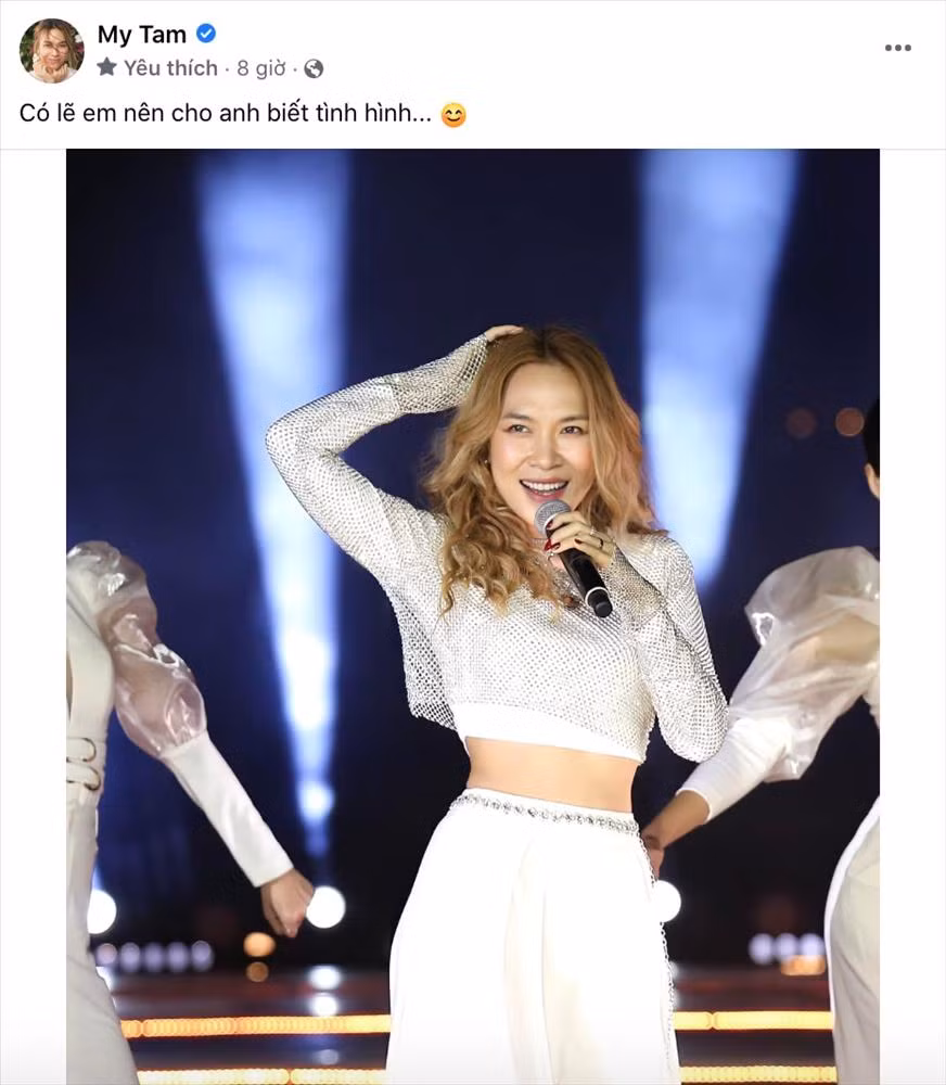 Mỹ Tâm đăng tải hình ảnh mới nhất cùng chiếc eo thon.