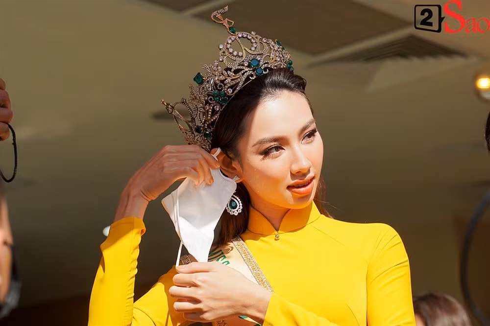 Nhan sắc rạng rỡ của tân Hoa hậu Hòa bình Quốc tế.