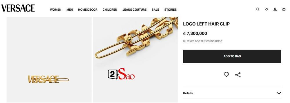 hững chiếc kẹp tóc bé tí cũng có giá từ khoảng 3-8 triệu đồng.