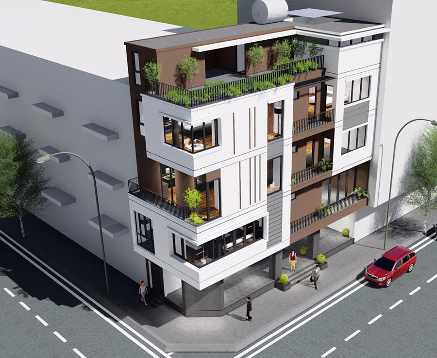 7 mau nha pho 2 mat tien dep, hien dai va sang trong nhat-Hinh-7