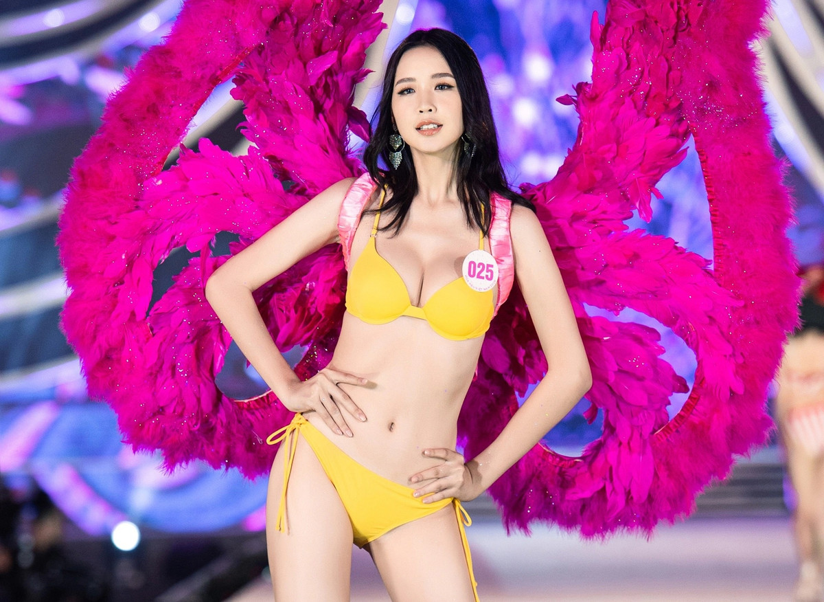 Lê Nguyễn Bảo Ngọc, sinh năm 2001, lần đầu được khán giả biết đến qua cuộc thi Hoa hậu Việt Nam 2020. Ngay từ đầu, cô gây chú ý với chiều cao nổi bật 1,84 m, nét đẹp khác biệt. Tuy nhiên, lúc này, kỹ năng catwalk, phong cách sân khấu của Bảo Ngọc chưa tốt. Cô cũng không thể hiện được cá tính hay điểm mạnh ứng xử.