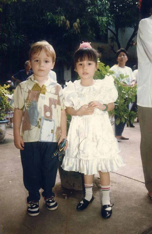 ình ảnh Diễm My năm 3 tuổi.