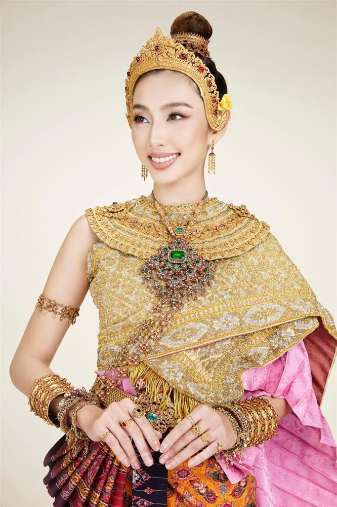 oa hậu Thùy Tiên trong lần tham dự Miss Grand Bangkok.