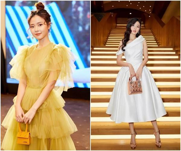 idu xinh đẹp trong những outfit tưởng đơn giản nhưng có giá trị không nhỏ.