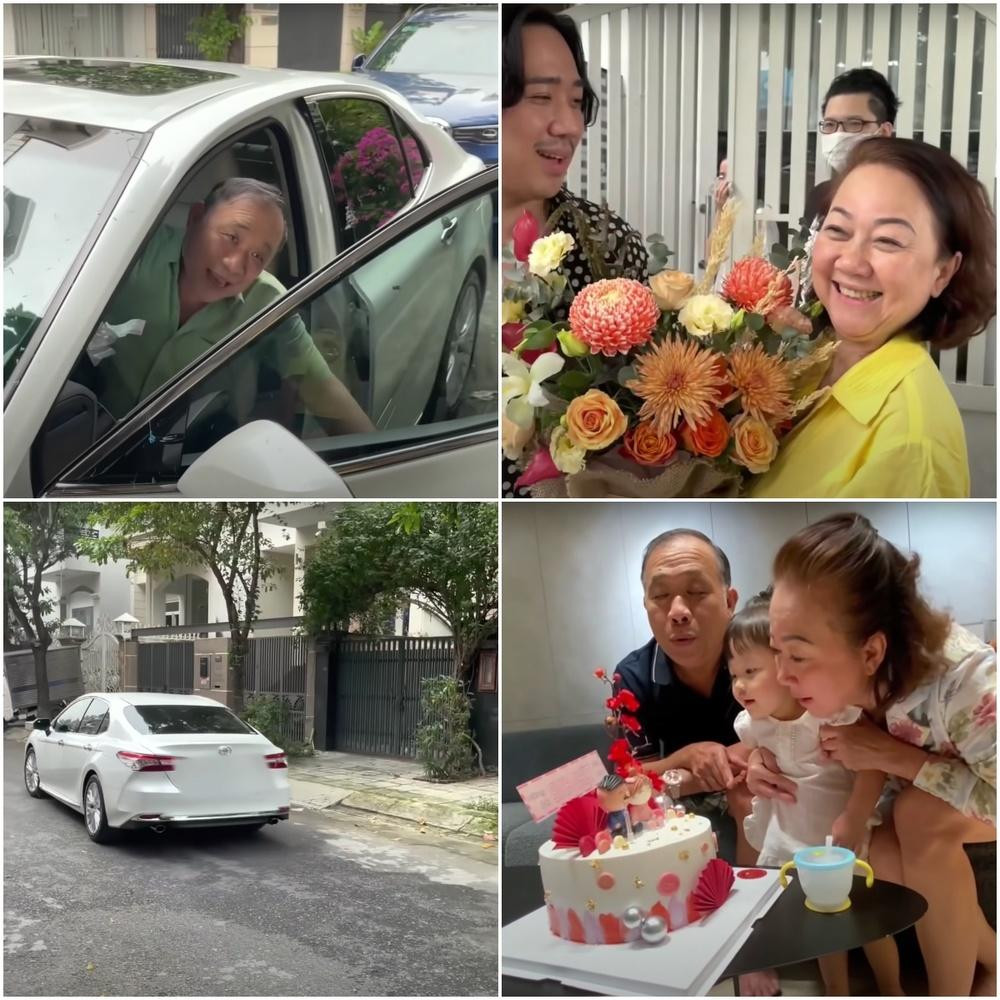 Nam MC còn thu hút sự chú ý khi tặng món quà sinh nhật bố là chiếc xế hộp.