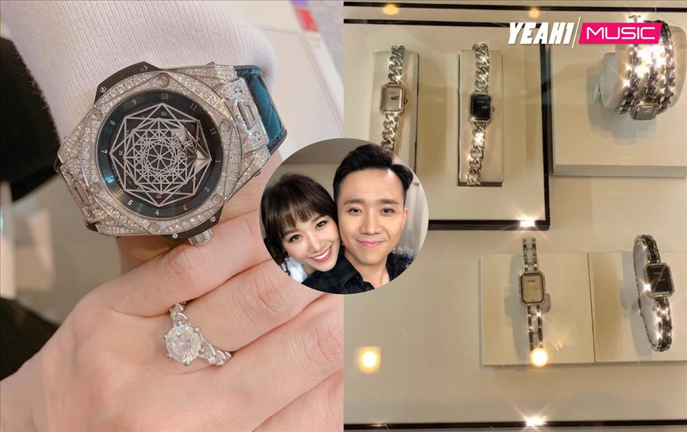 Riêng Hari Won, không thể đếm xuể những lần Trấn Thành tặng vợ đồ hiệu, trang sức, đồng hồ,... toàn giá trị khủng sau nhiều năm kết hôn.