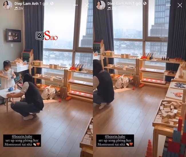 Nguyên nhân xuất phát từ việc nhà chồng Diệp Lâm Anh là biệt thự mặt đất ở Quận 1, trong khi nơi chân dài đang sống là một căn chung cư trên cao.