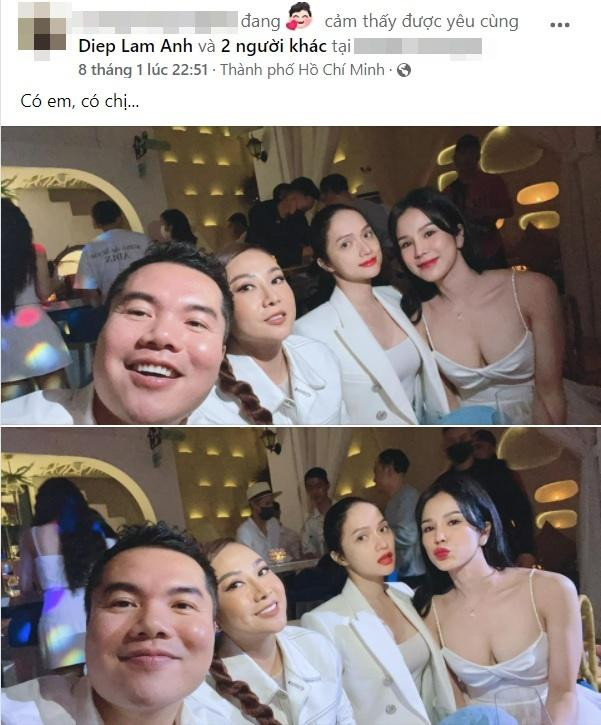 iệp Lâm Anh trong những khung hình khác của buổi tiệc hôm đó.