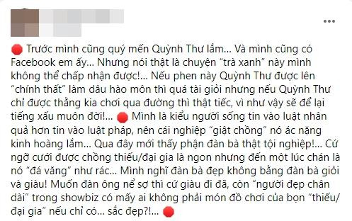 Quynh Thu am chi Diep Lam Anh co loi, chong chua muon to?