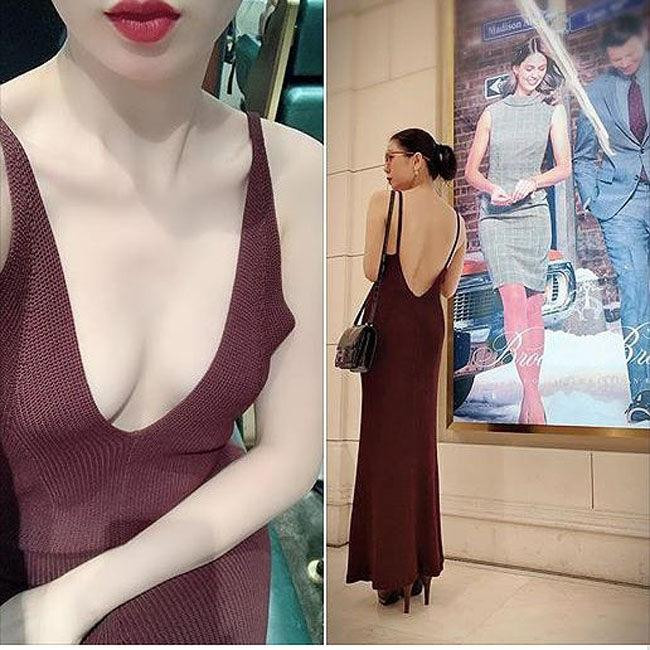 Trước đây, Lệ Quyên sở hữu thân hình thẳng đuột nhưng nhờ chăm chỉ tập gym nên đường cong Sline dần xuất hiện.