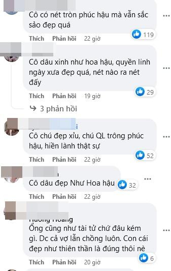 han sắc của bà xã Quyền Linh - Dạ Thảo thậm chí được khen như Hoa hậu.