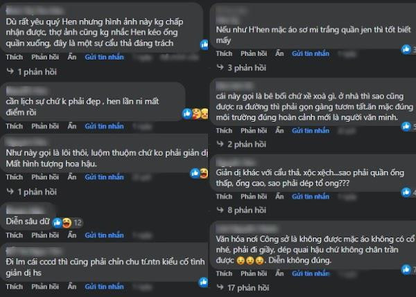 hiều người cho rằng đây là "diễn lố", cẩu thả, xộc xệch, bê bối.