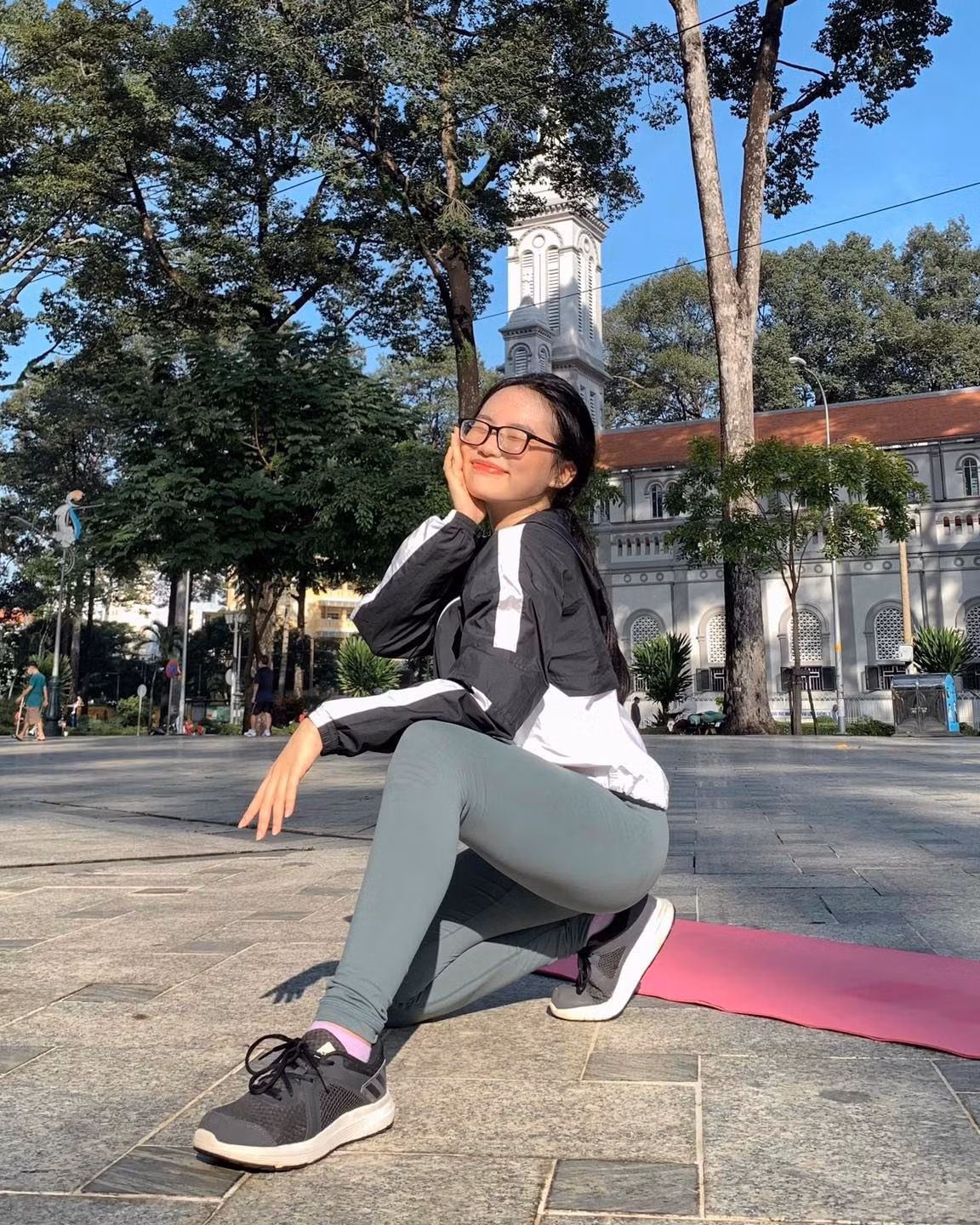 Phương Mỹ Chi tự tin với hình thể của mình.