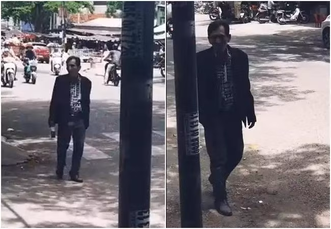 Cách đây vài ngày, MXH lan truyền hình ảnh Thương Tín xuất hiện tiều tụy, hom hem trên phố.