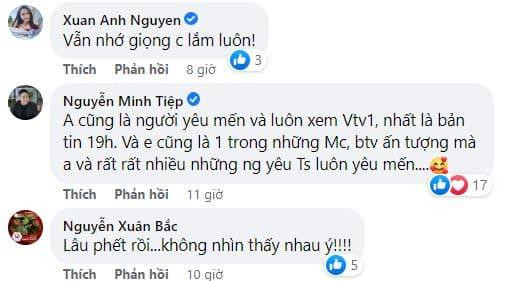 Nhiều sao Việt vẫn nhớ hình ảnh của Hoài Anh khi lên sóng.