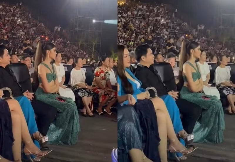 Cho tới mới đây, trên mạng xã hội xuất hiện đoạn clip ngắn, ghi lại cảnh Đỗ Thị Hà thưởng thức tiết mục biểu diễn của rapper Ricky Star. Trên hàng ghế đầu, hoa hậu "quẩy" với điệu nhạc. Mặc dù nửa người trên gần như không động đậy, song Đỗ Thị Hà rung - đạp chân với "tốc độ ánh sáng", khiến nhiều người xem phải bật cười.