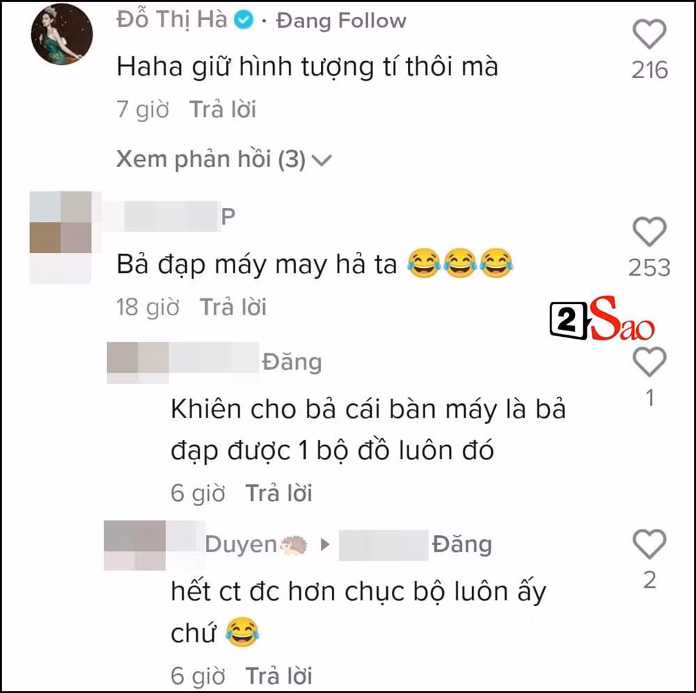 Bình luận hài hước của cư dân mạng.