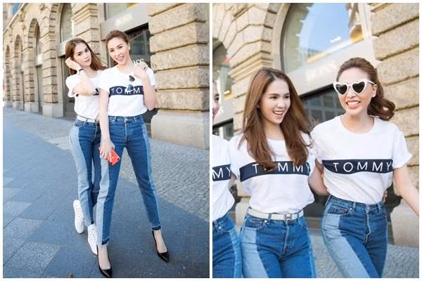 Đều là những mỹ nhân sở hữu body bốc lửa và không ngại khoe thân, cả hai có vô số lần đọ dáng bên nhau trong những lần chụp ảnh chung khiến các netizen "cân não" không ít.