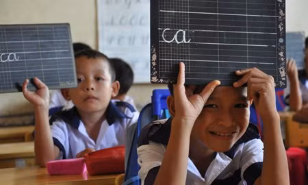 Tieng Viet Cong nghe Giao duc: Vi sao 3 chu c/k/q deu doc la “co“?