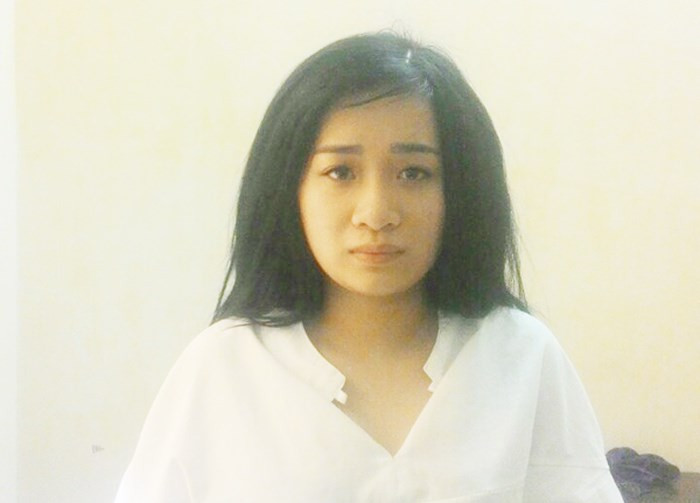 Nhứng tại cơ quan công an. (Ảnh: An Hưng)