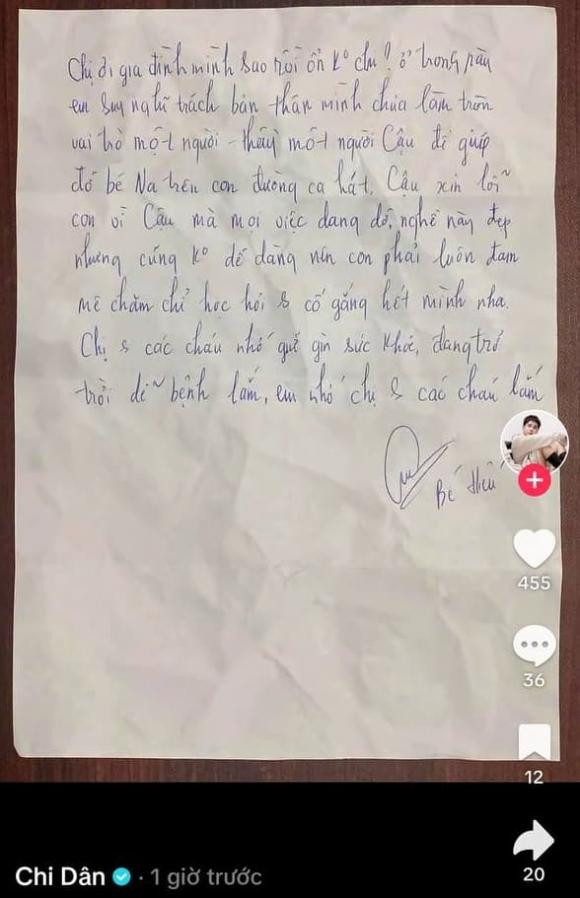 Tình trạng của Chi Dân sau 3 tháng bị bắt Tinh trang cua Chi Dan sau 3 thang bi bat