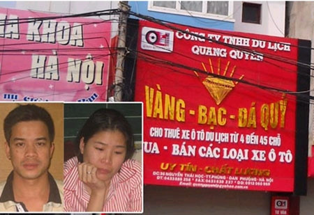 Vụ vỡ nợ lên đến 400 tỷ đồng của vợ chồng Quang - Quyên là cú sốc đầu tiên với người dân Hà Nội về tín dụng đen. Ảnh: Dân trí.