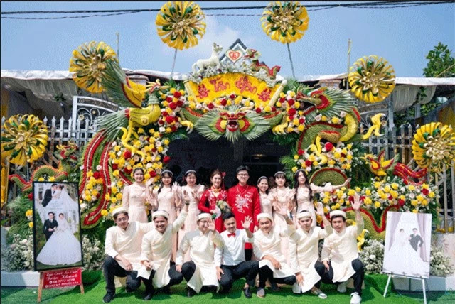 Đám cưới toàn món chay, cô dâu chú rể không nhận tiền mừng Dam cuoi toan mon chay, co dau chu re khong nhan tien mung